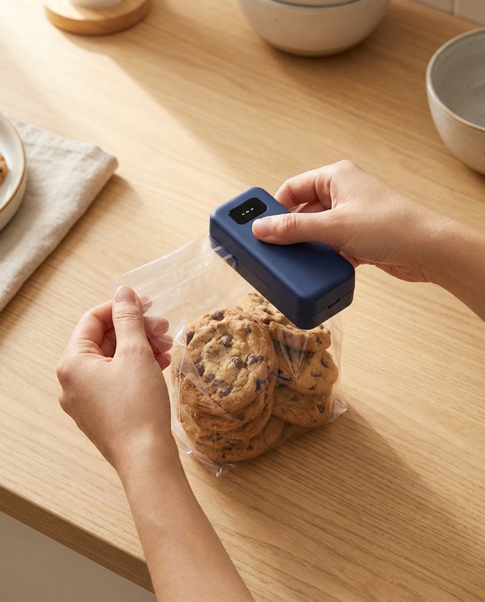 Bolsa de galletas sellada de forma uniforme con VIVEROA